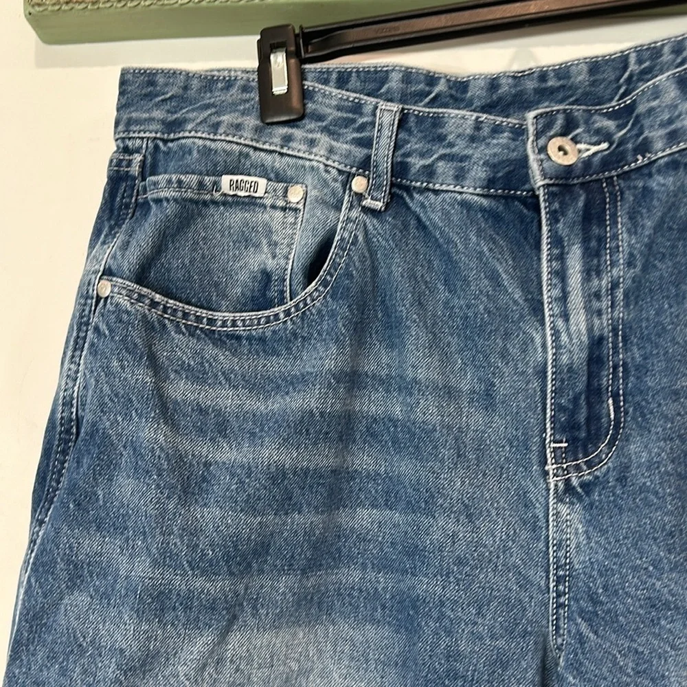 The ragged priest BAGGY GOLIATH DENIM blue JEAN plus size 34 women’s